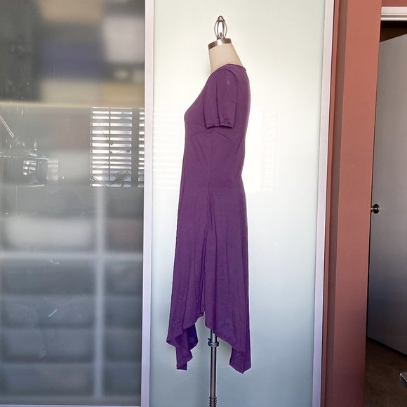 NWOT Twelve by Twelve Purple Midi Dress with pockets size S - Picture 3 of 12